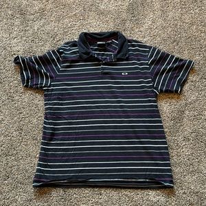Oakley striped polo